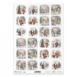 Papier ryżowy ITD A4 R2451 małe obrazki